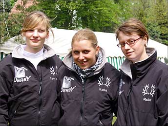 Lynn Marthe Garbers, Katharina Meier und Maike Marske